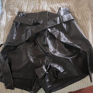 Leather Shorts